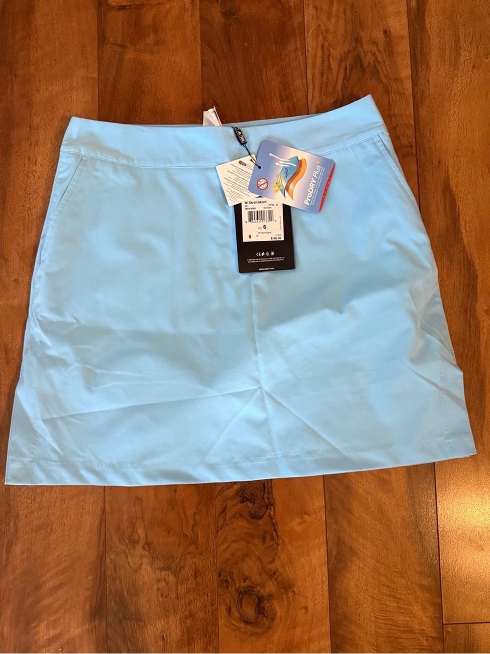 adidas Light Blue Athletic Skort with Tags, Size 6